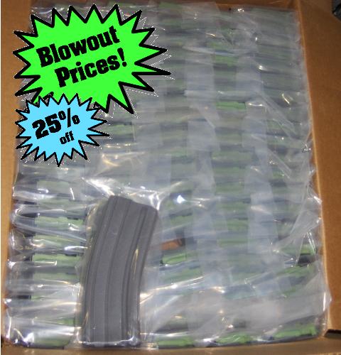 CASE LOT 100 Mags C Products M16/AR15 USGI Mil-Spec aluminum 30r